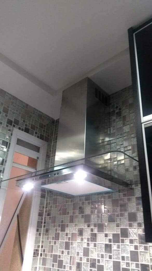 Instalação coifas parede