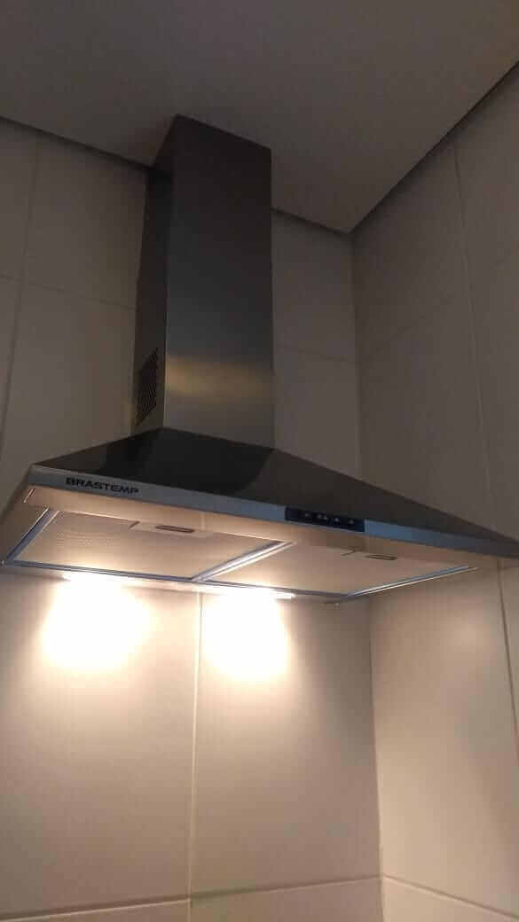 Instalação coifas parede