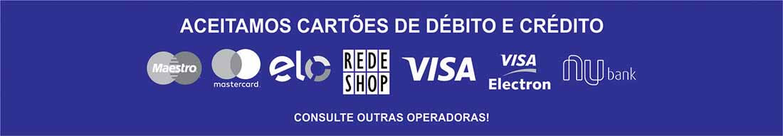 Pague com cartão é mais seguro!